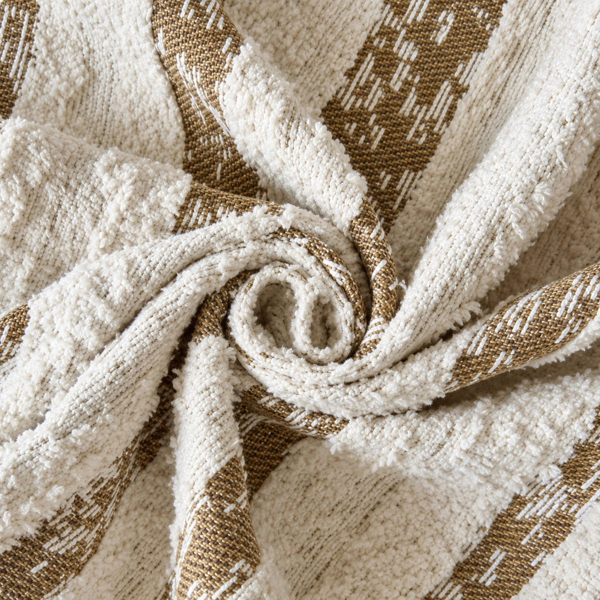 Non-Slip Sofa Cover | Reversible Striped Sofa Throw | Machine Washable