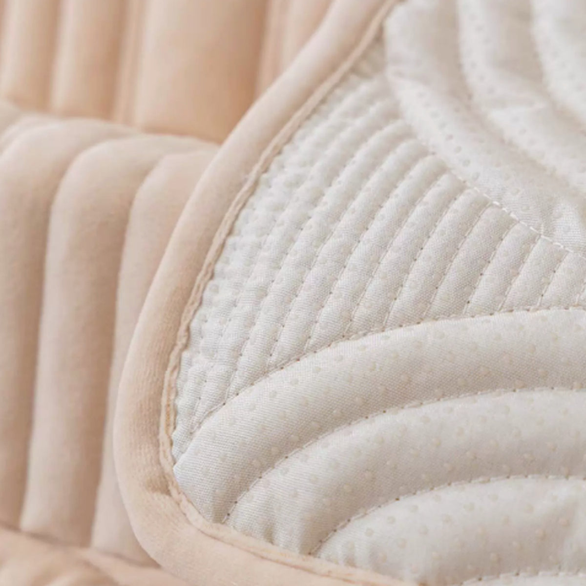 Ripple Arch Sofa Cover | Quilted Velour | Non-Slip Sofa Protector