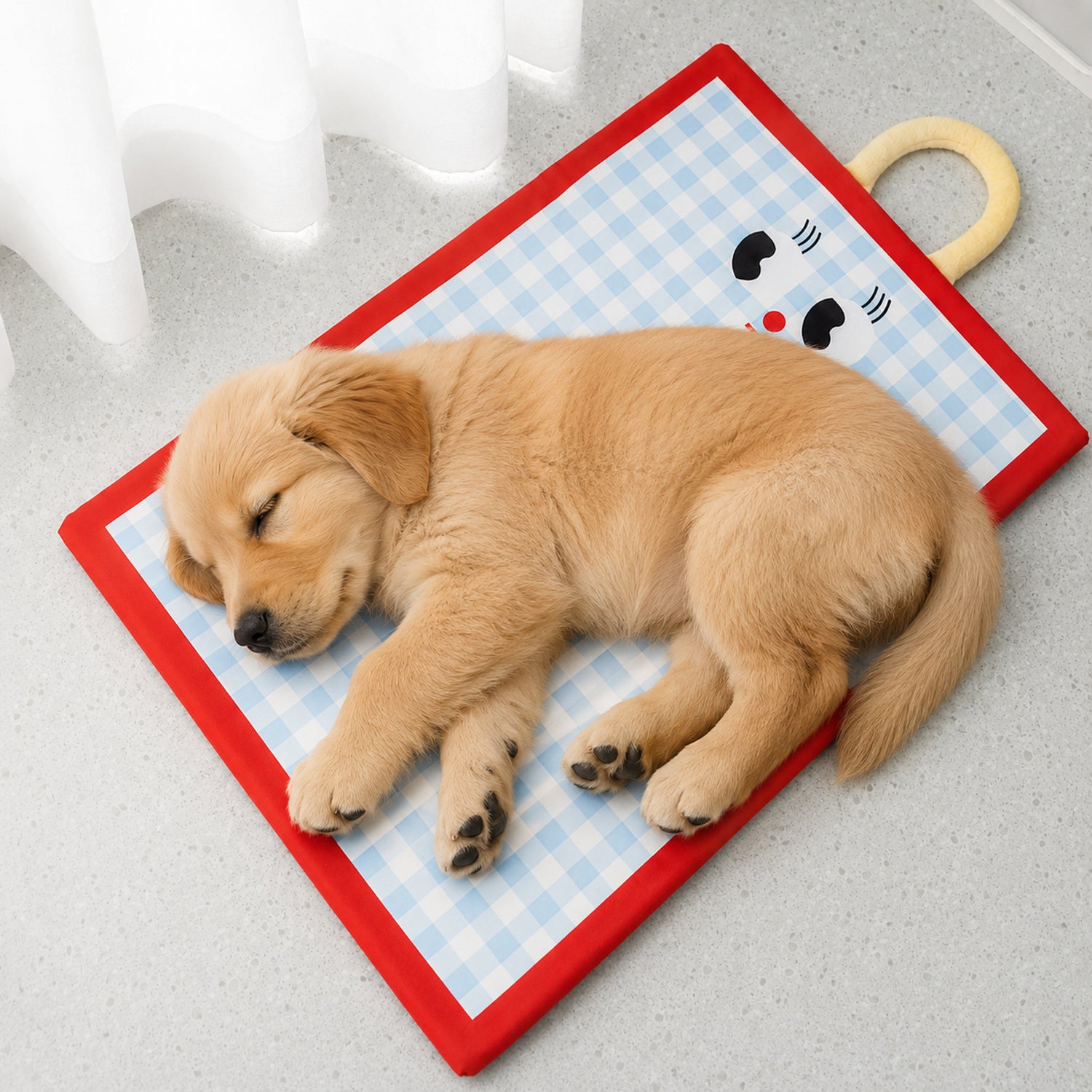 All-Season Waterproof Pet Mat | Air-Skin Fabric | Washable Foldable | Dog & Cat Bed