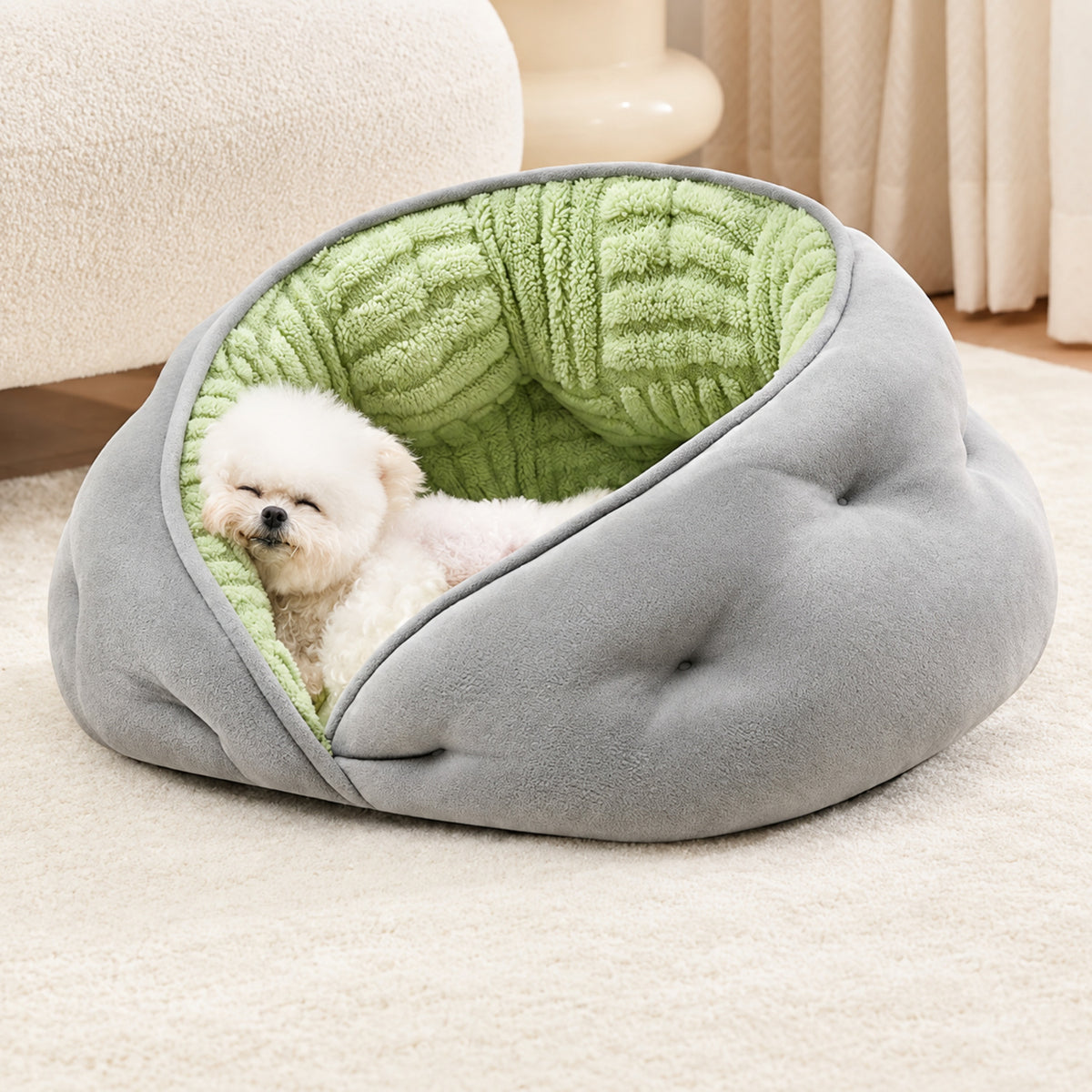 Snuggle Wrap Pet Bed for Cats & Small Dogs | Autumn & Winter | Washable