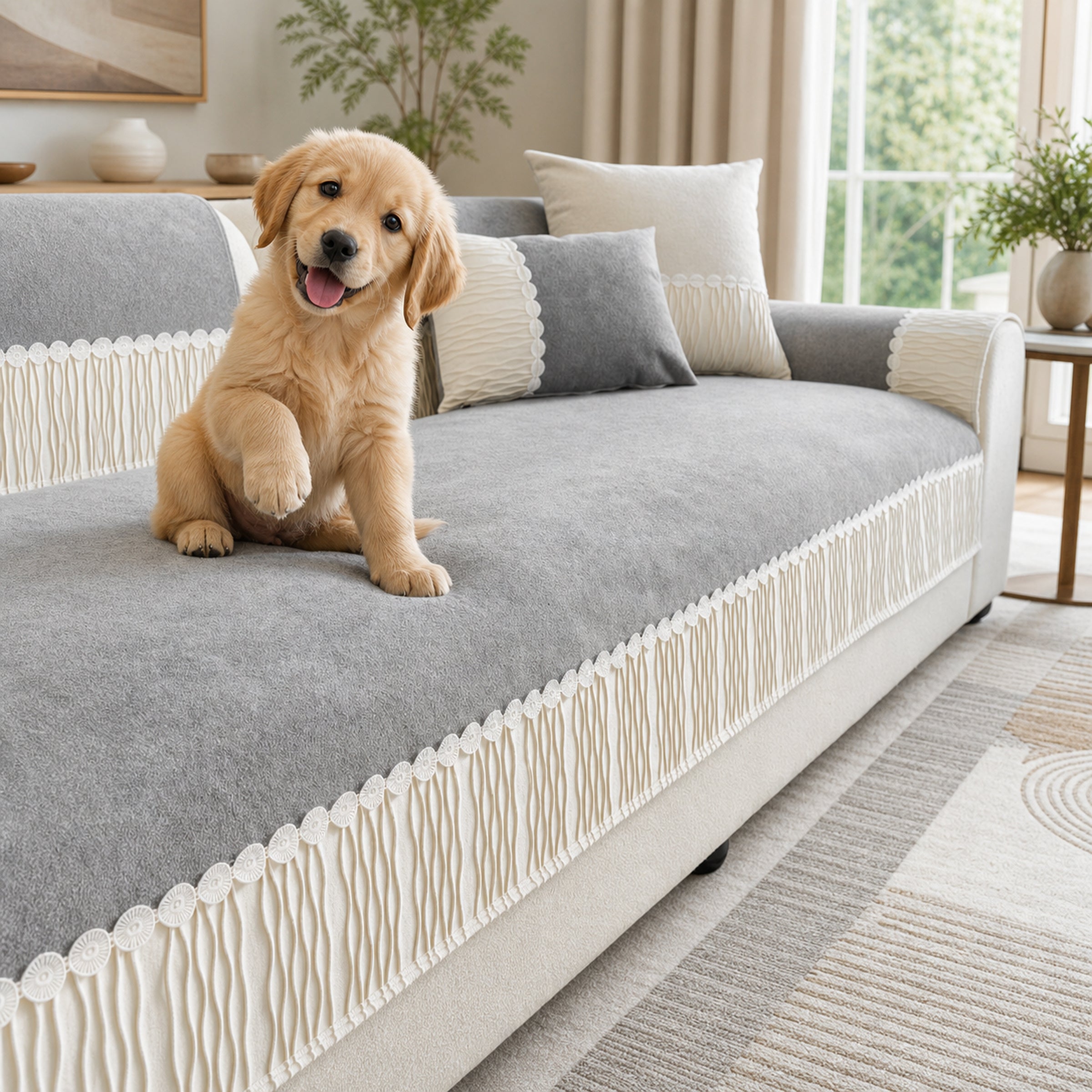 Waterproof Sofa Cover | Easy to Clean | Anti-Scratch Pet Protector