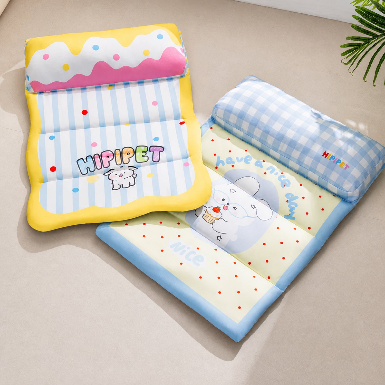Foldable Pet Mat | Cooling Twill Fabric | Waterproof Anti-Scratch Dog & Cat Bed