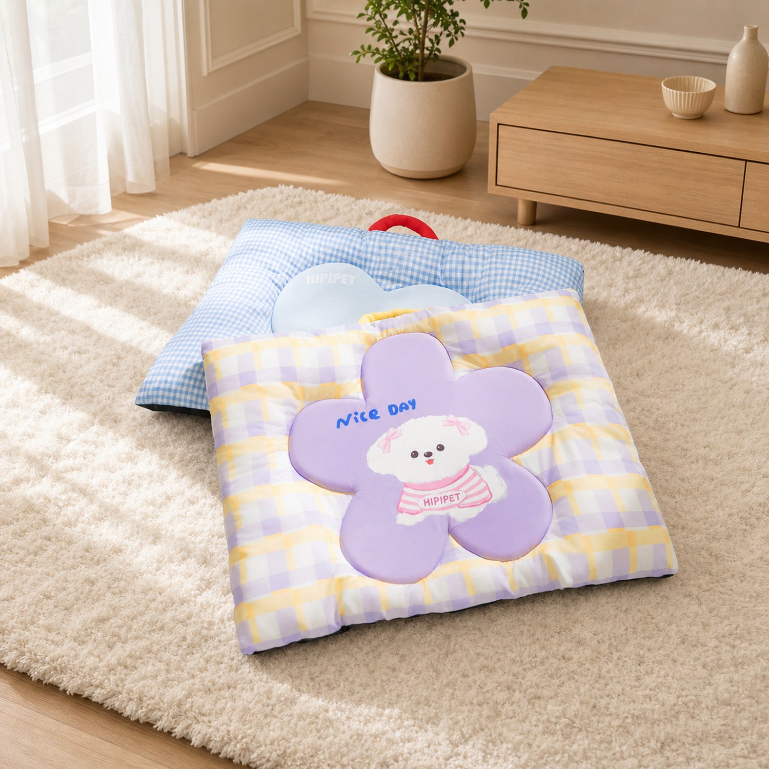 All-Season Waterproof Pet Mat | Anti-Scratch Twill | Portable Dog & Cat Bed
