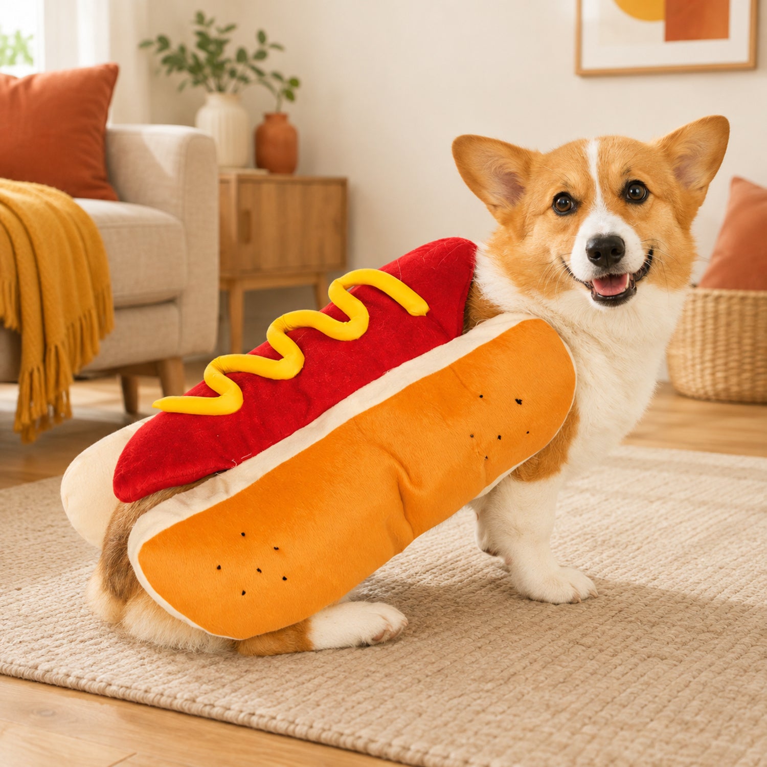 Hot Dog Costume | Funny Halloween Outfit for Small Dogs