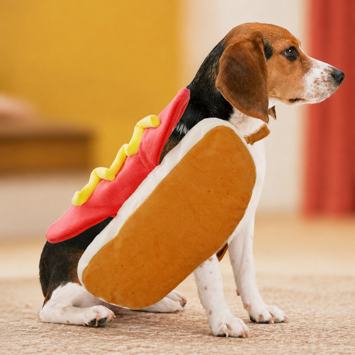 Hot Dog Costume | Funny Halloween Outfit for Small Dogs