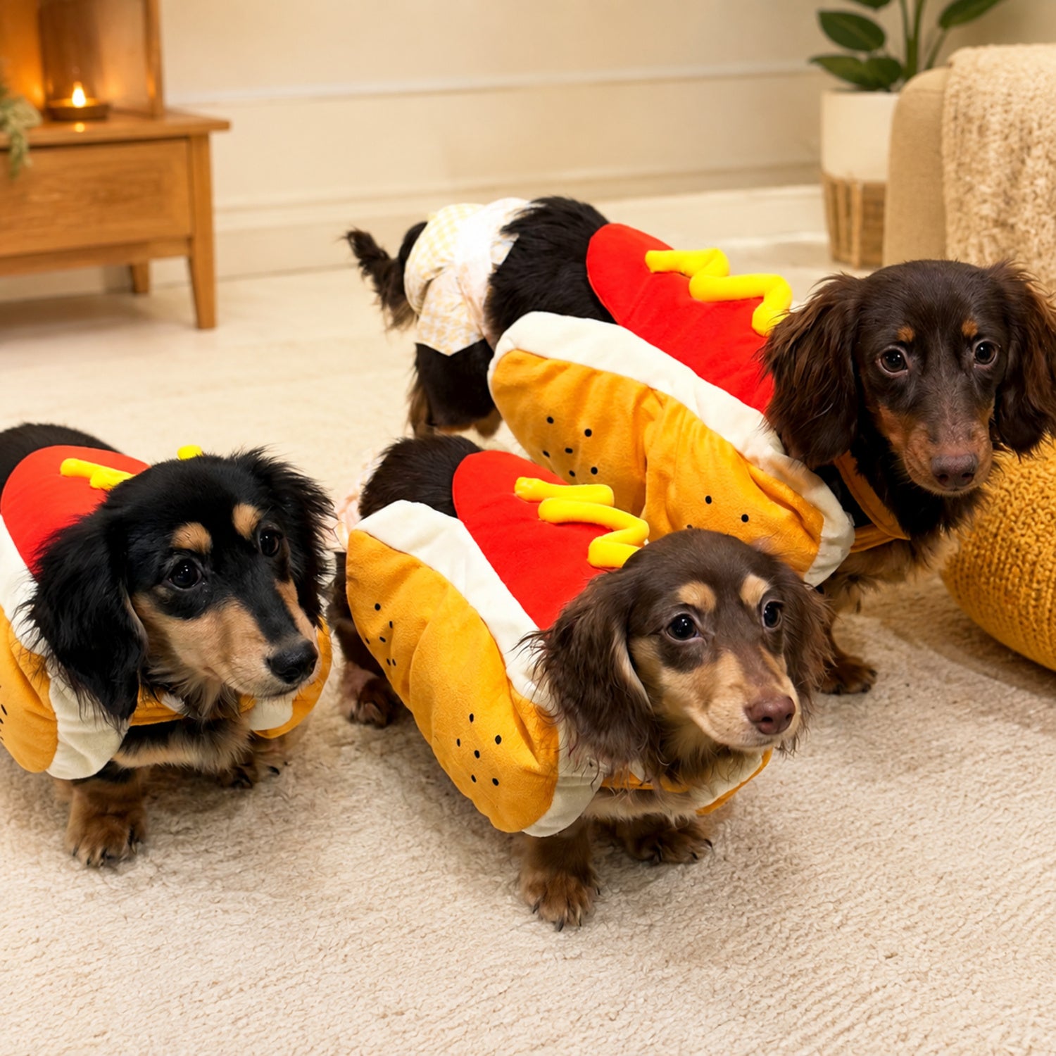 Hot Dog Costume | Funny Halloween Outfit for Small Dogs
