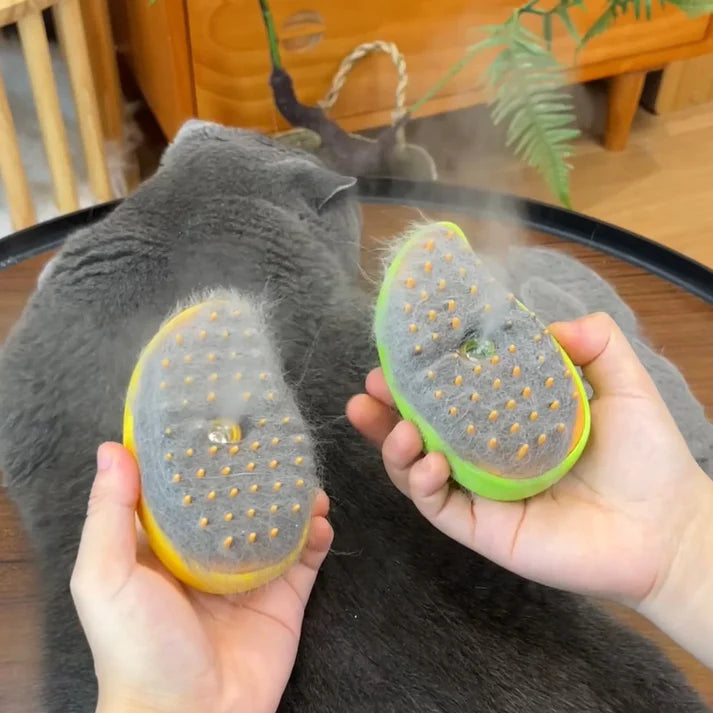 Electric Pet Grooming Brush | Soft Silicone Dog Comb with Water Spray | Hair Removal Tool | Woofing Deals