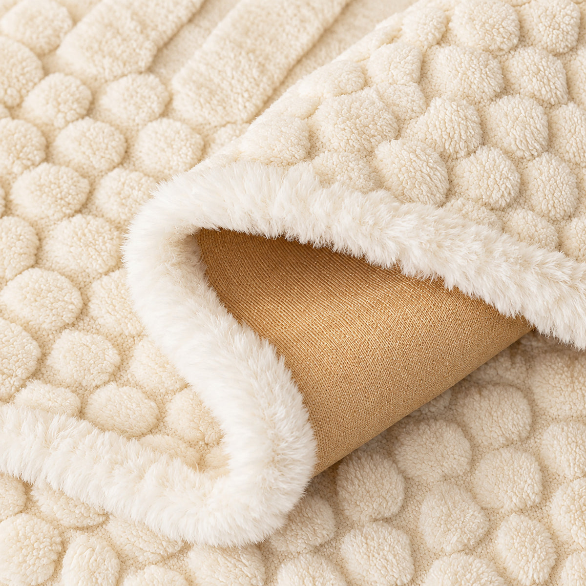Stripe & Bubble Sofa Cover | Heavyweight Plush | Non-Slip, Machine Washable