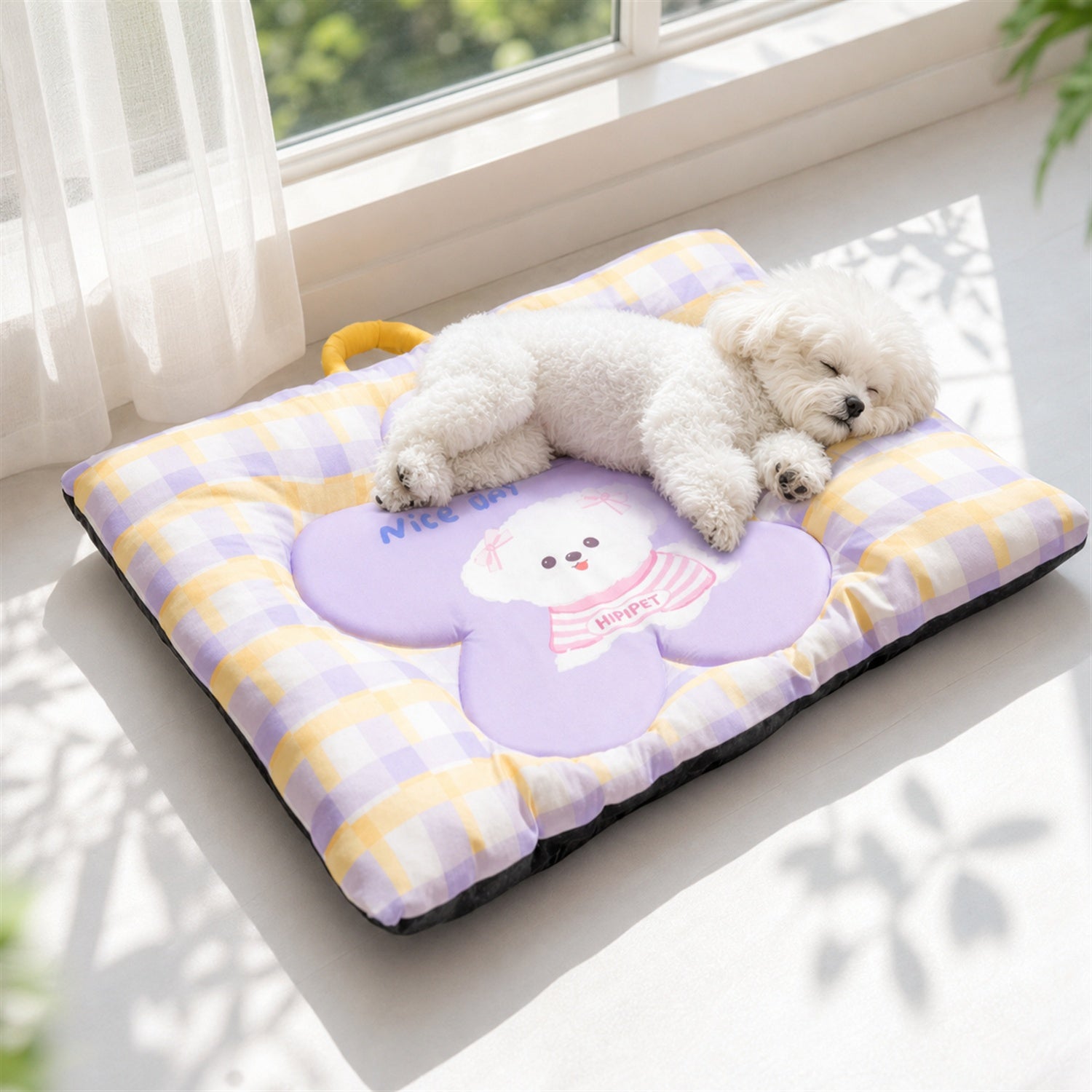 All-Season Waterproof Pet Mat | Anti-Scratch Twill | Portable Dog & Cat Bed