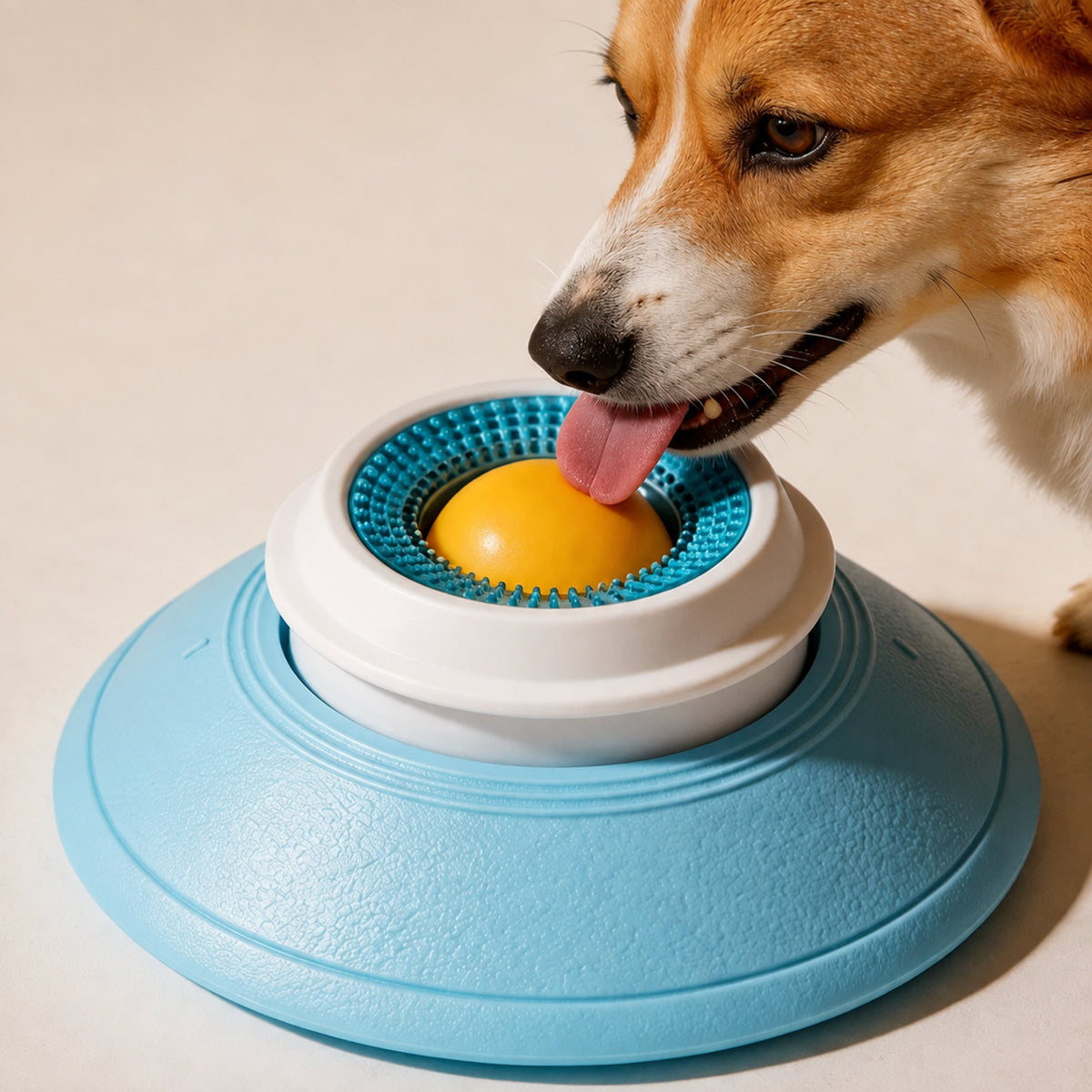 Lick-a-lot | Suction Slow Feeder Lick Bowl | Interactive Treat Toy for Cats & Dogs
