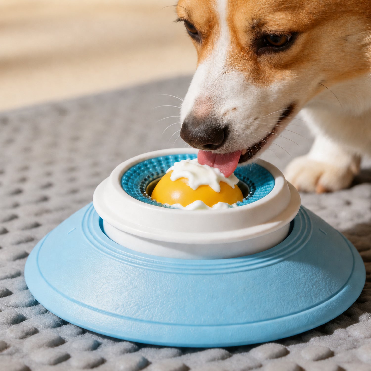 Lick-a-lot | Suction Slow Feeder Lick Bowl | Interactive Treat Toy for Cats & Dogs