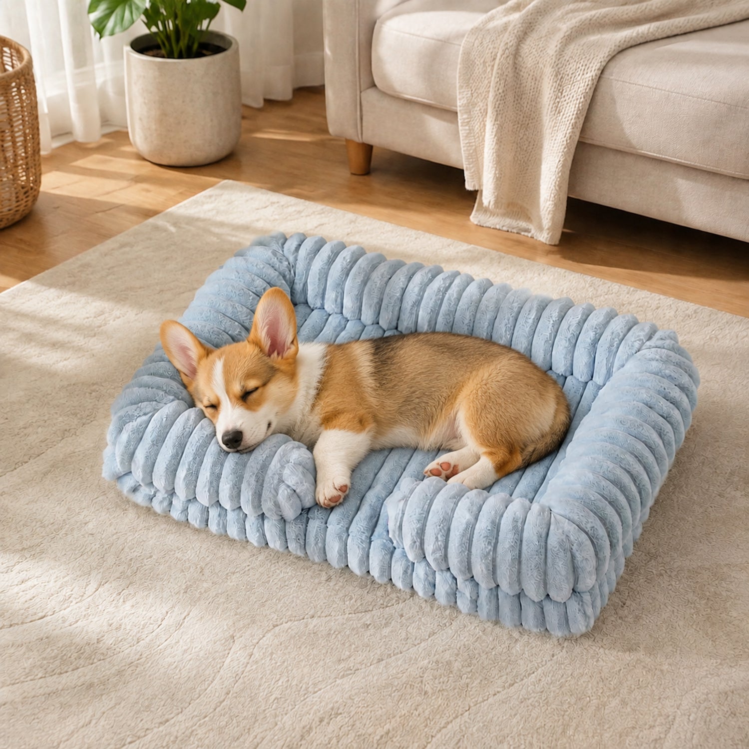 Orthopedic Dog Bed | Memory Foam Bolster Sofa Bed | Woofing Deals