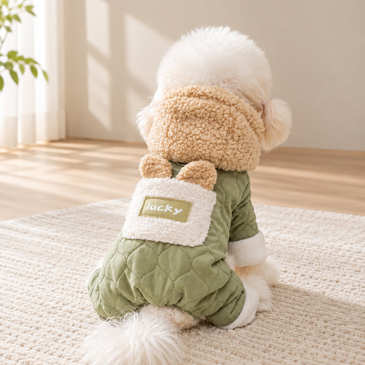 Teddy Sherpa Dog Jumper | Warm Fleece Pet Sweater