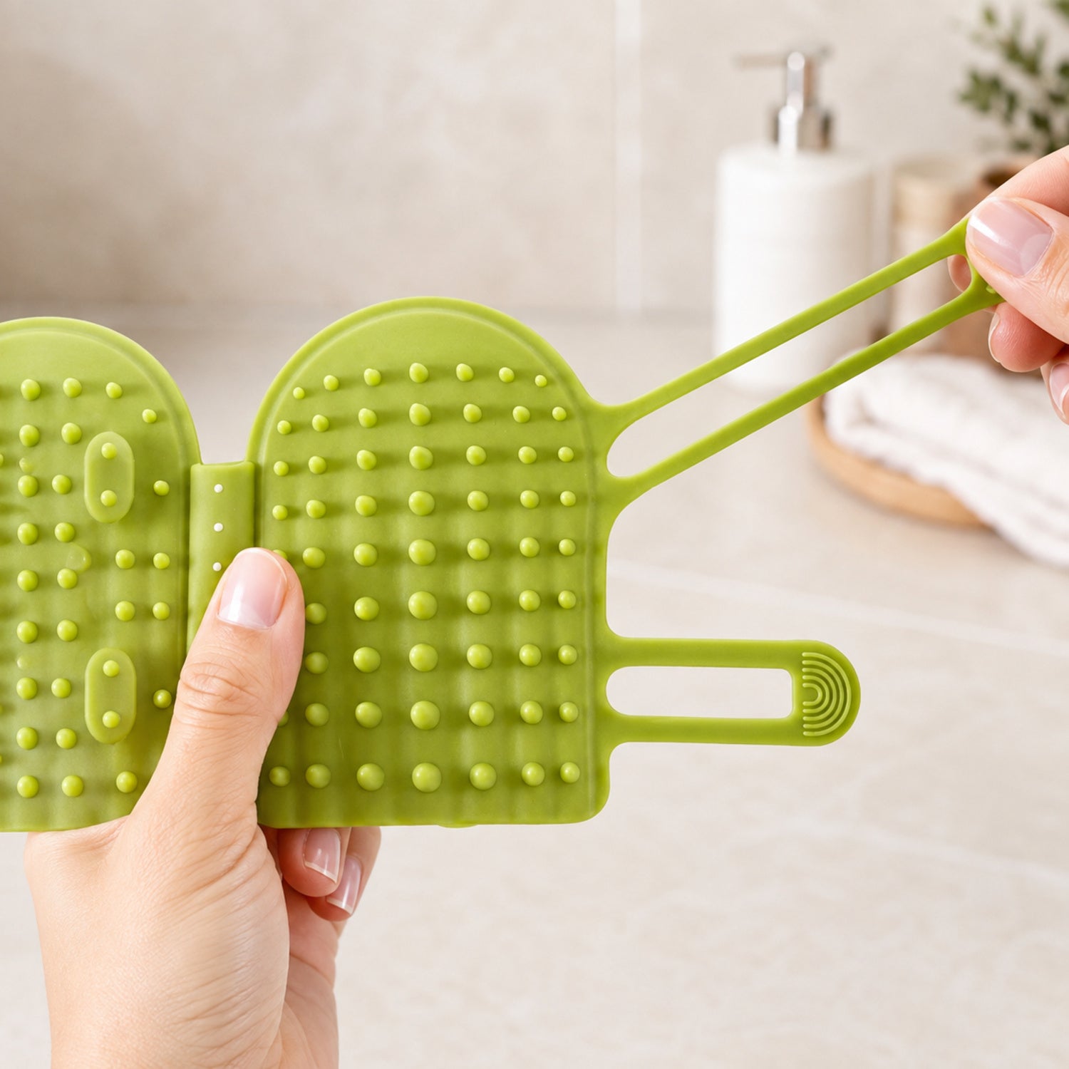 Cat Itch-Relief Massage Brush | Adjustable Silicone Table-Leg Scratcher | Set of 3