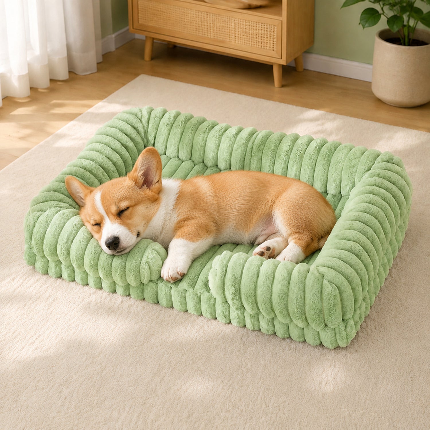 Orthopedic Dog Bed | Memory Foam Bolster Sofa Bed | Woofing Deals
