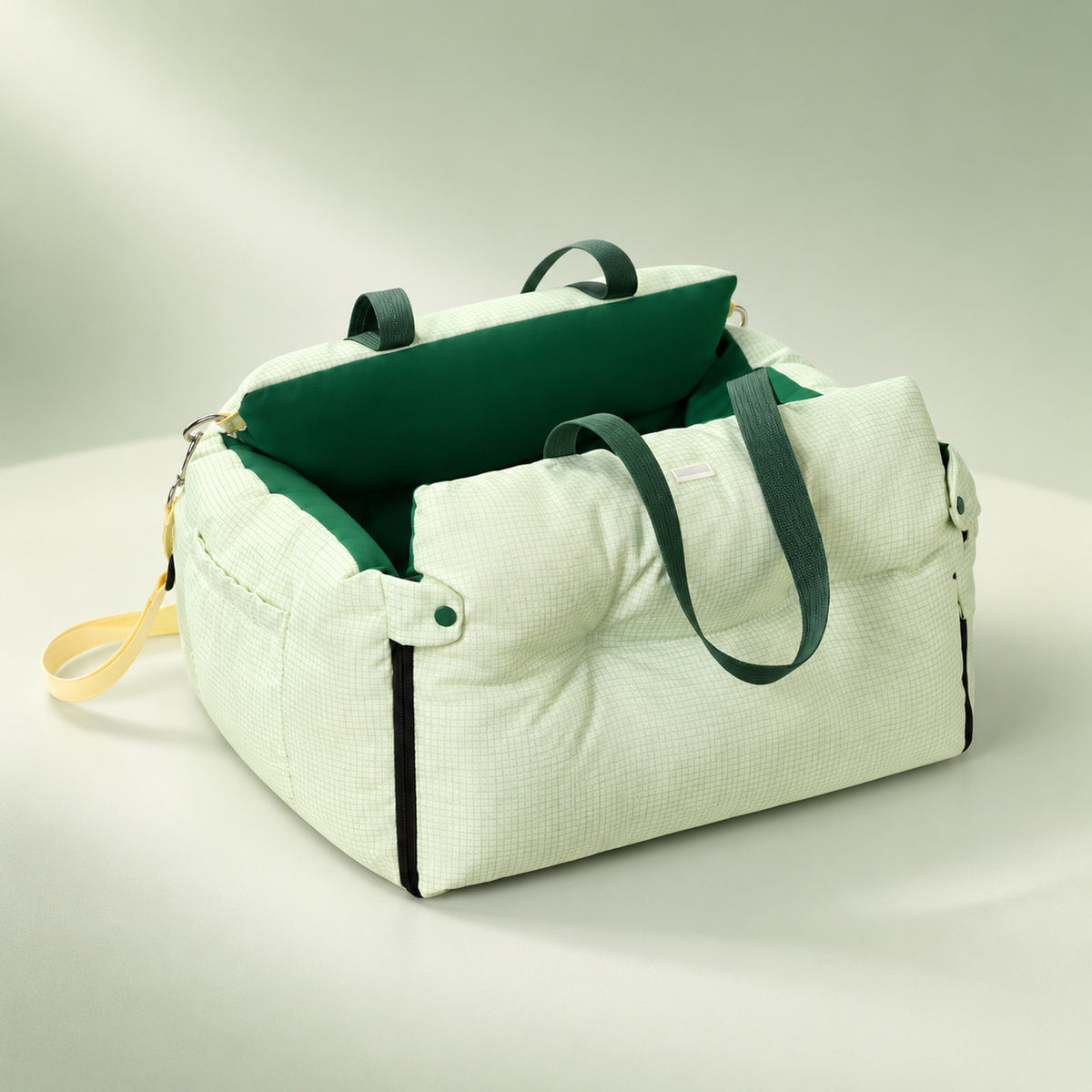 Easy-Clean Pet Car Seat & Bed for Small Dogs & Cats