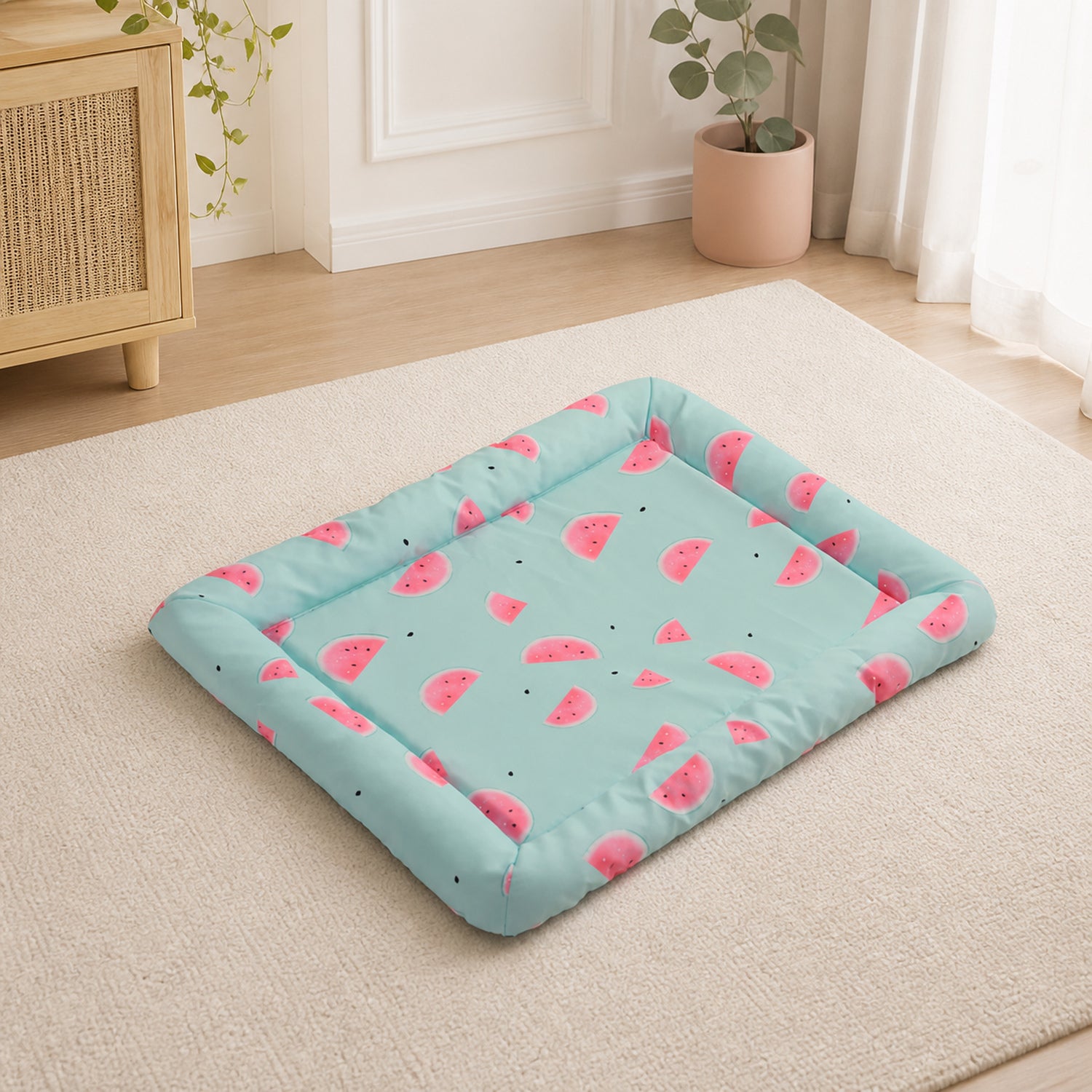 Waterproof Rectangular Pet Mat | Dog & Cat Bed | Easy-to-Clean Cushion