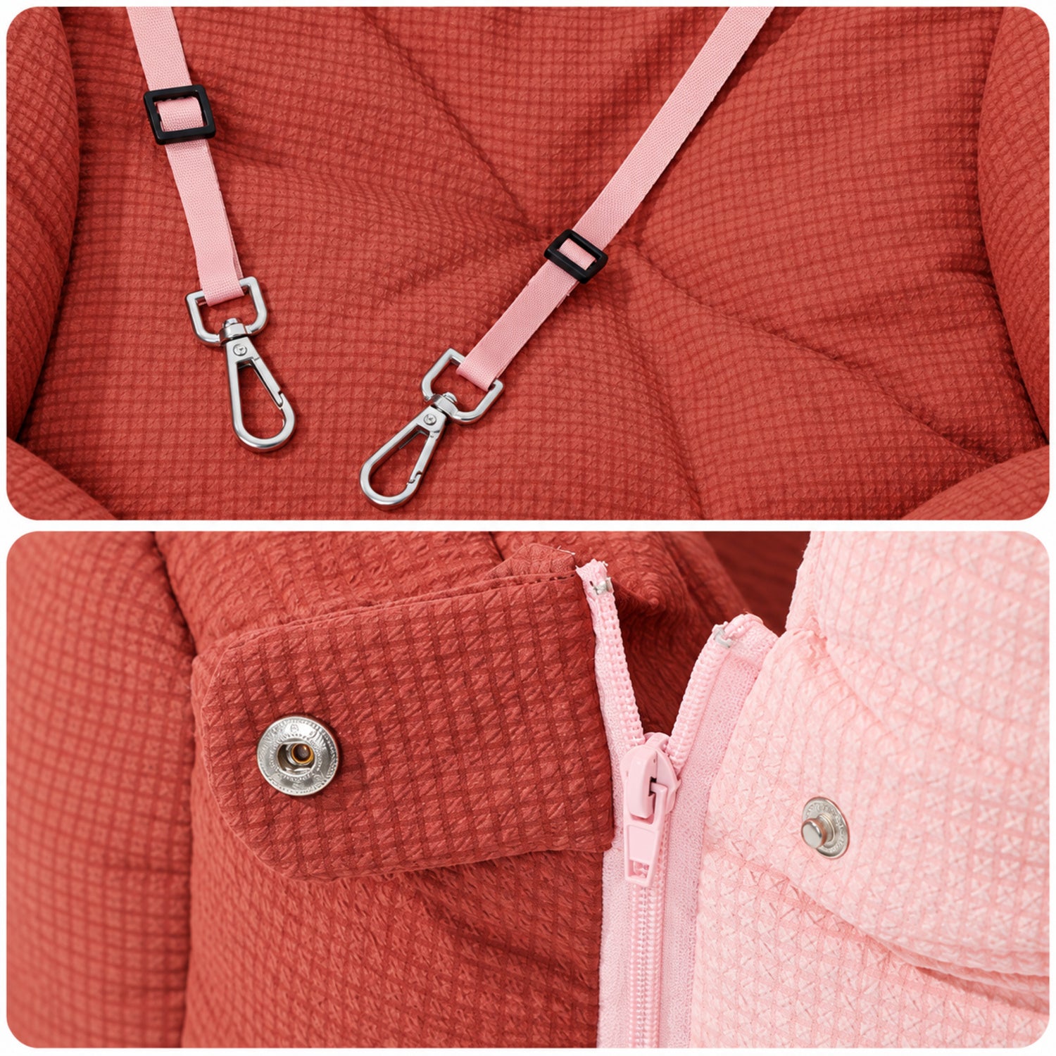 Animal Pet Car Seat & Bed for Small Dogs & Cats