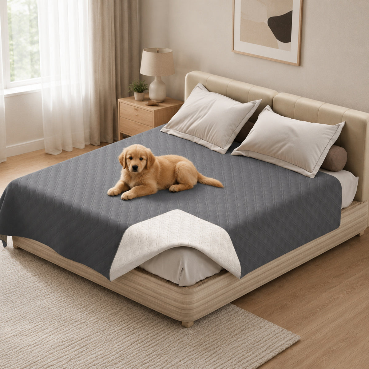 Water-Repellent Pet Blanket | Washable Mattress & Sofa Protector | Woofing Deals