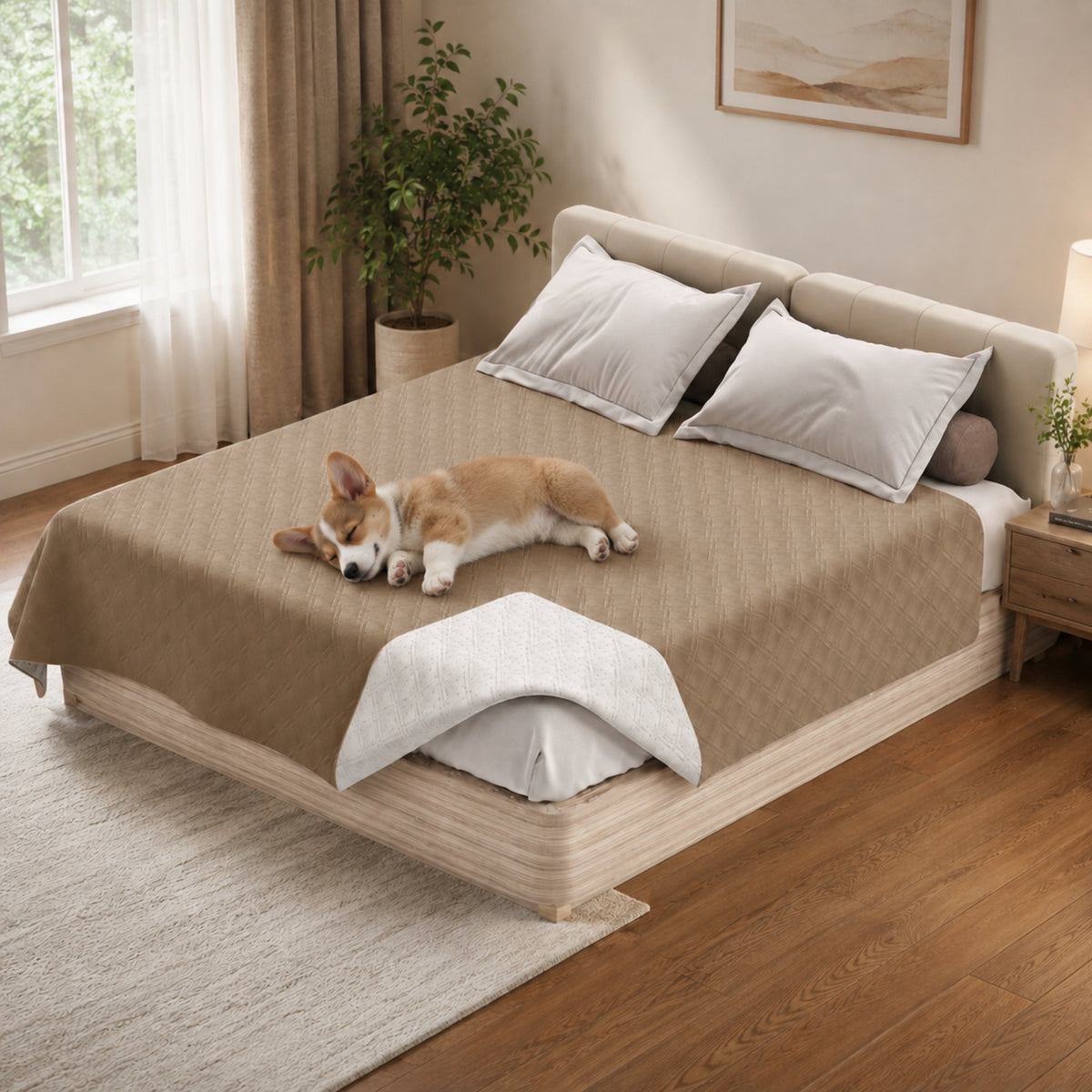 Water-Repellent Pet Blanket | Washable Mattress & Sofa Protector | Woofing Deals