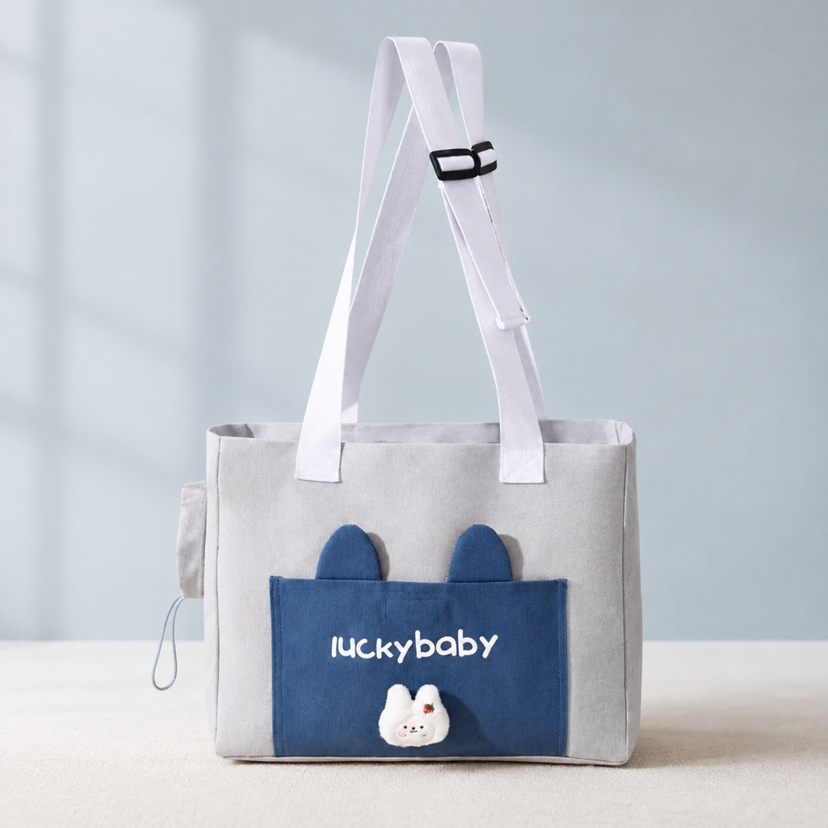 Foldable Pet Carrier Tote | Zipped Mesh Panel, Safety Clip & Carry Handles