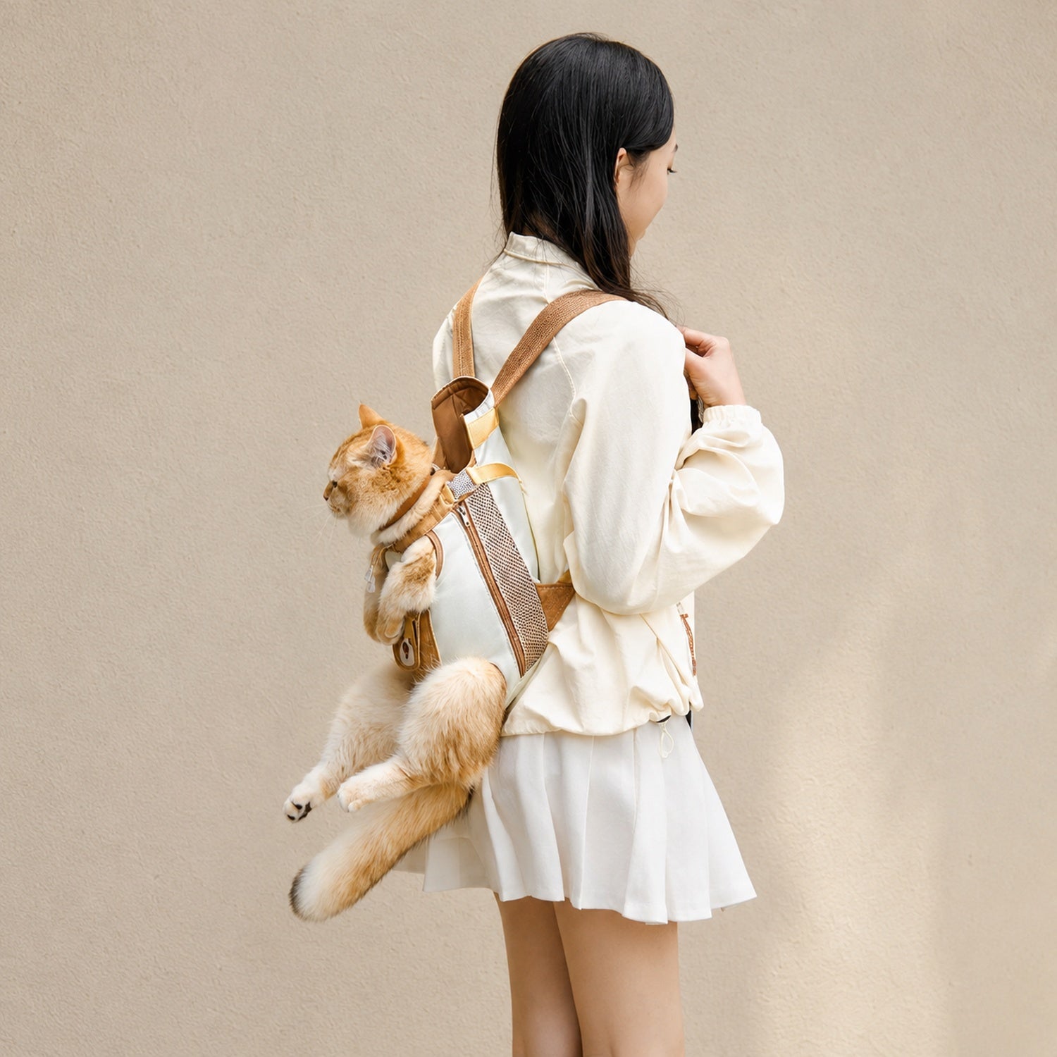 Teddy Bear Pet Carrier Backpack | Breathable Hands-Free Design | Cats & Small Dogs