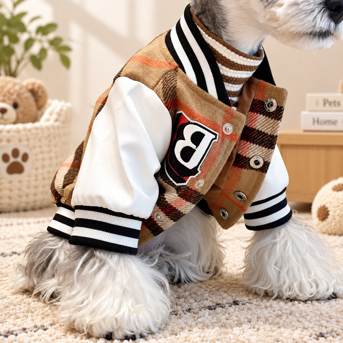 Dog Coat | Baseball Jacket & Separate Base Layer | Autumn & Winter