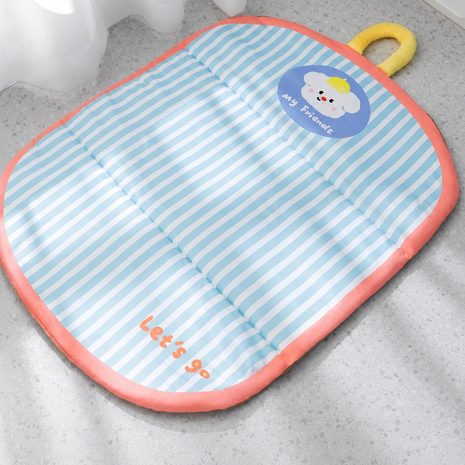 All-Season Waterproof Pet Mat | Air-Skin Fabric | Washable Foldable | Dog & Cat Bed