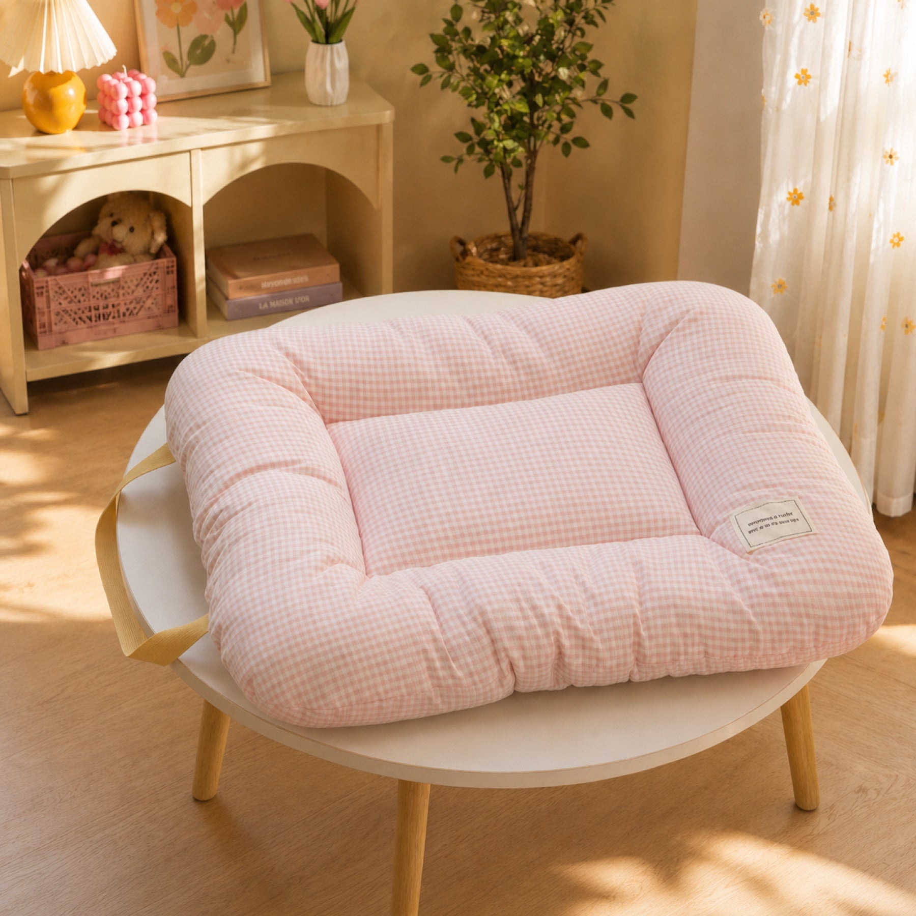 All-Season Pet Mat | Quilted Dog & Cat Bed | Soft Cushioned Portable Design