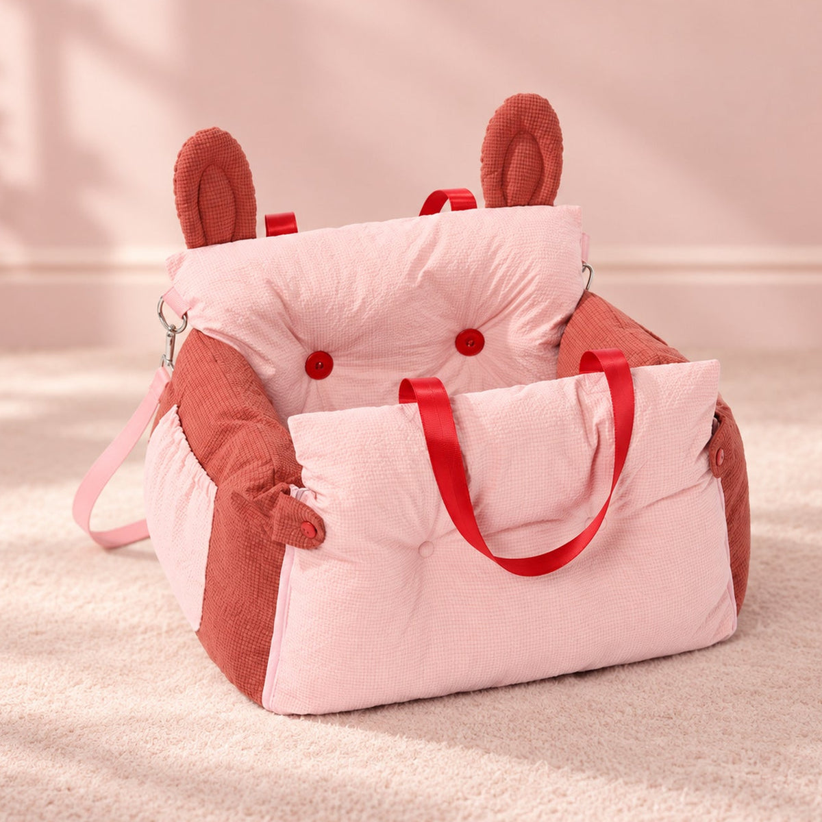 Animal Pet Car Seat & Bed for Small Dogs & Cats