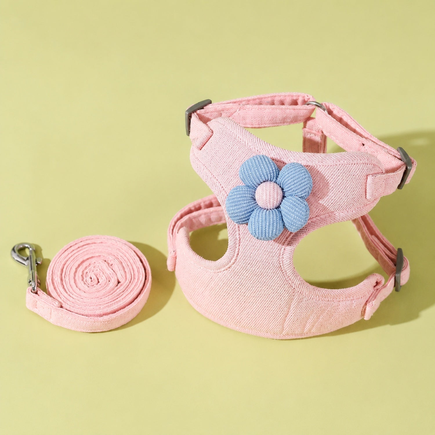 Daisy Dog Harness & Lead Set | Breathable Mesh | Adjustable Anti-Escape Fit