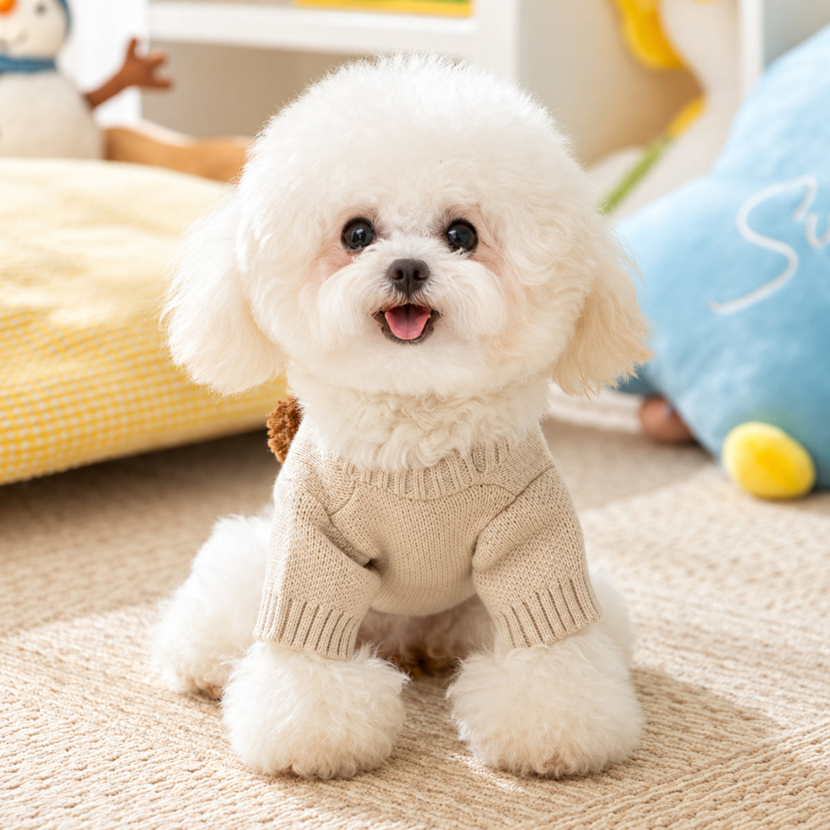 Lion Dog Jumper | Cosy Autumn & Winter Wear