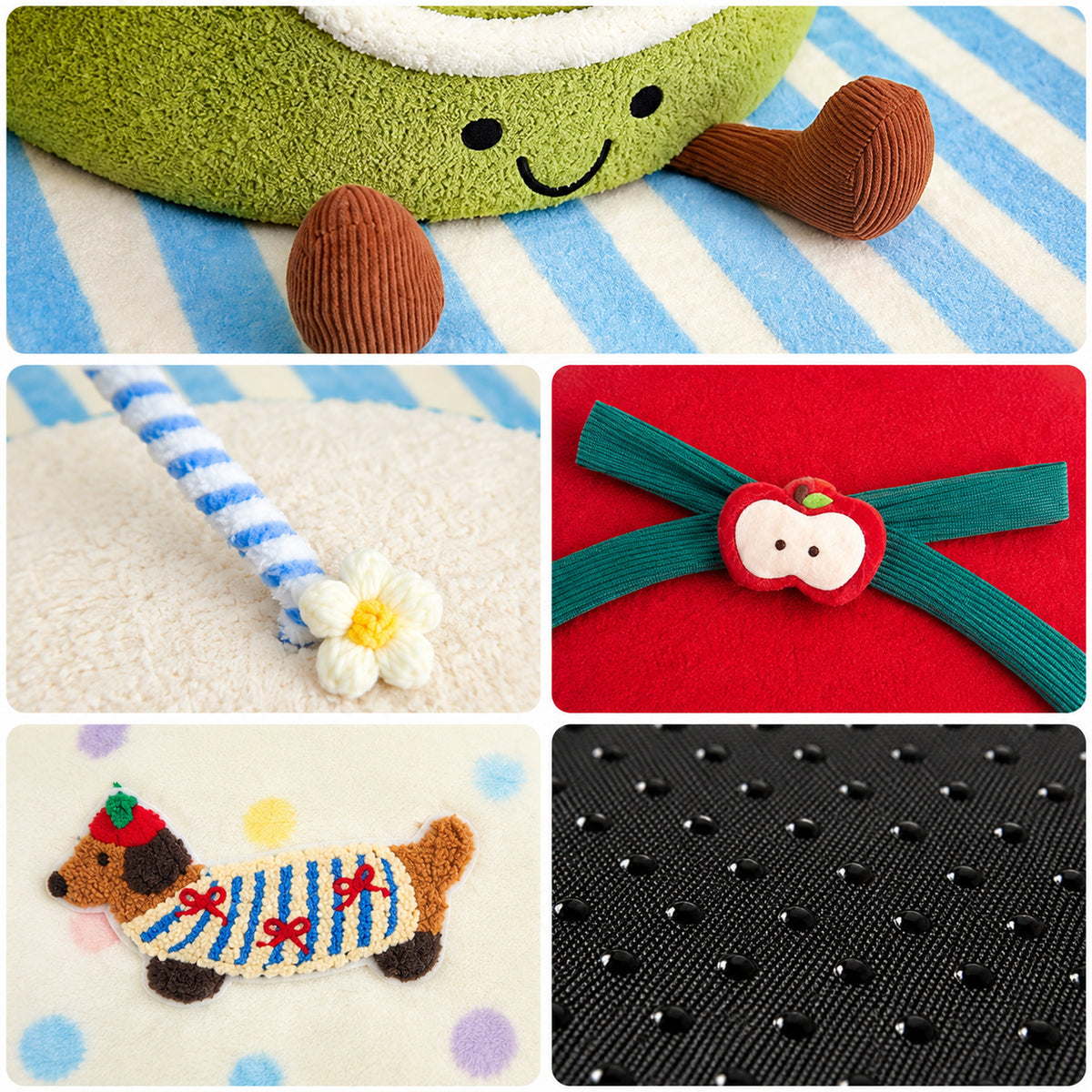 Dog Bed & Cat Bed | Fruit-Shaped Cave with Soft Padded Interior