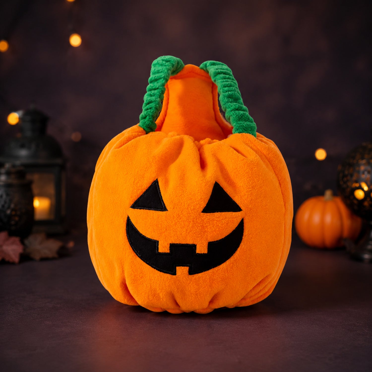 Pumpkin Pet Costume | Warm Cotton Halloween Outfit for Cats & Small Dogs