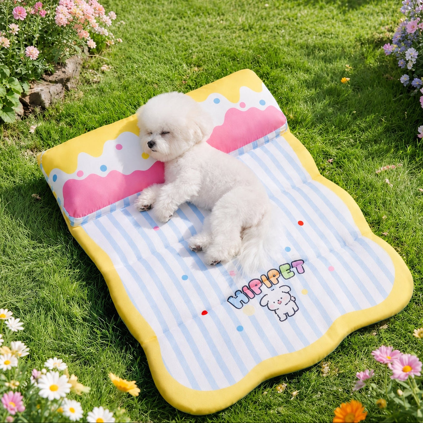 Foldable Pet Mat | Cooling Twill Fabric | Waterproof Anti-Scratch Dog & Cat Bed