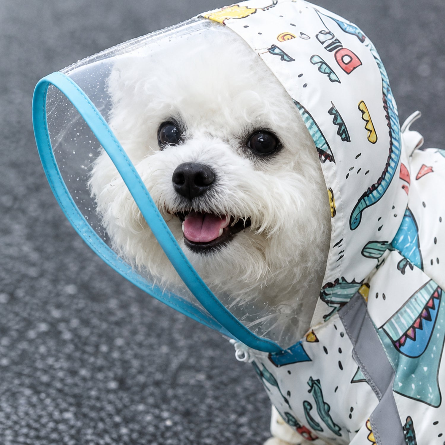 Full-Body Dog Raincoat | Waterproof | Reflective Detailing