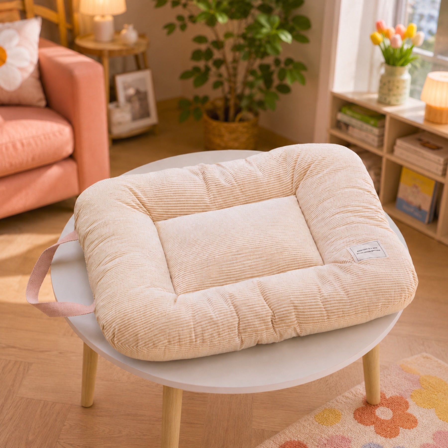 All-Season Pet Mat | Quilted Dog & Cat Bed | Soft Cushioned Portable Design