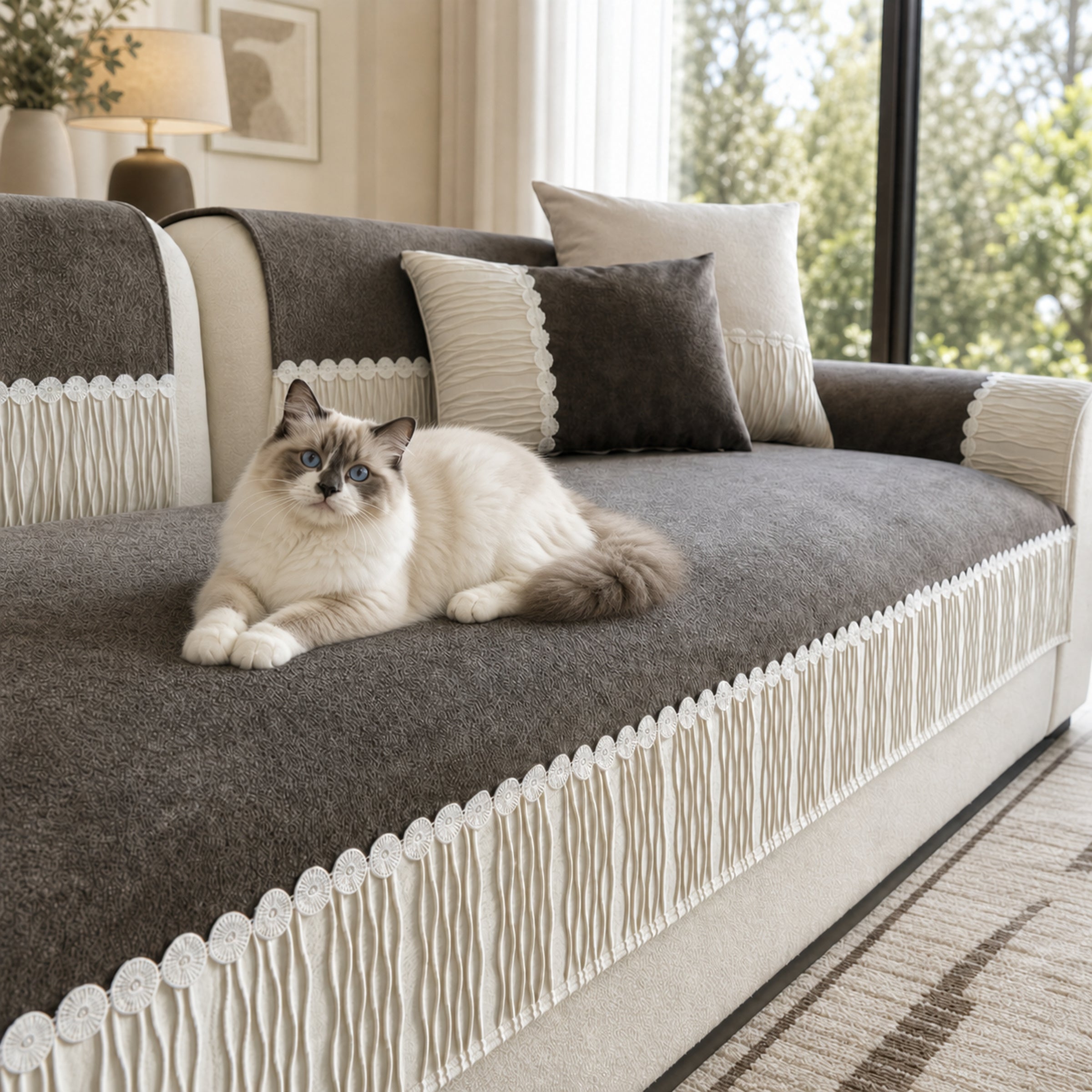 Waterproof Sofa Cover | Easy to Clean | Anti-Scratch Pet Protector