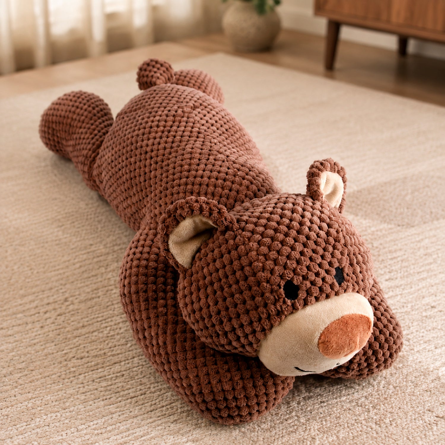Teddy Bear Squeaky Pet Toy | Soft Plush Design for Dogs & Cats