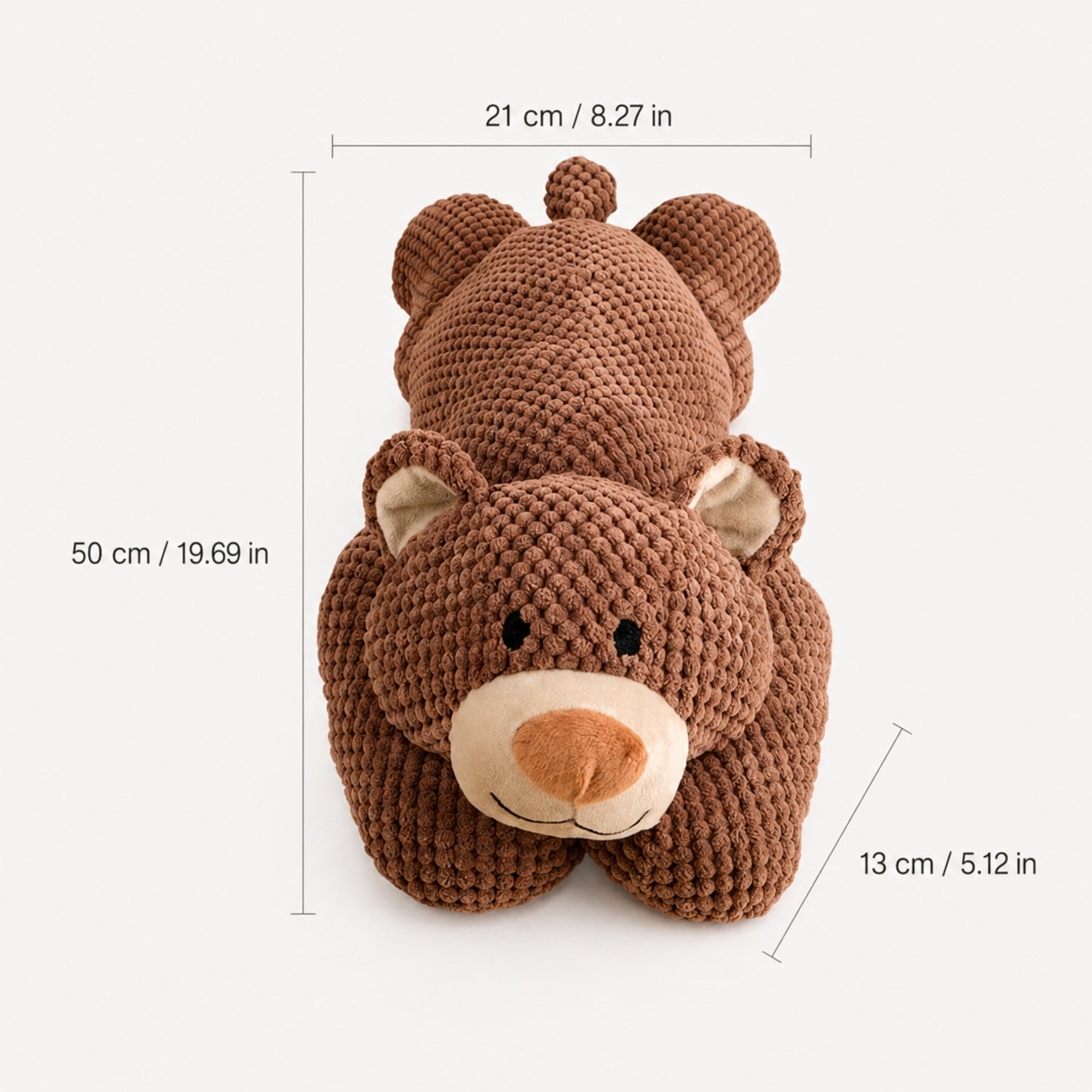 Teddy Bear Squeaky Pet Toy | Soft Plush Design for Dogs & Cats
