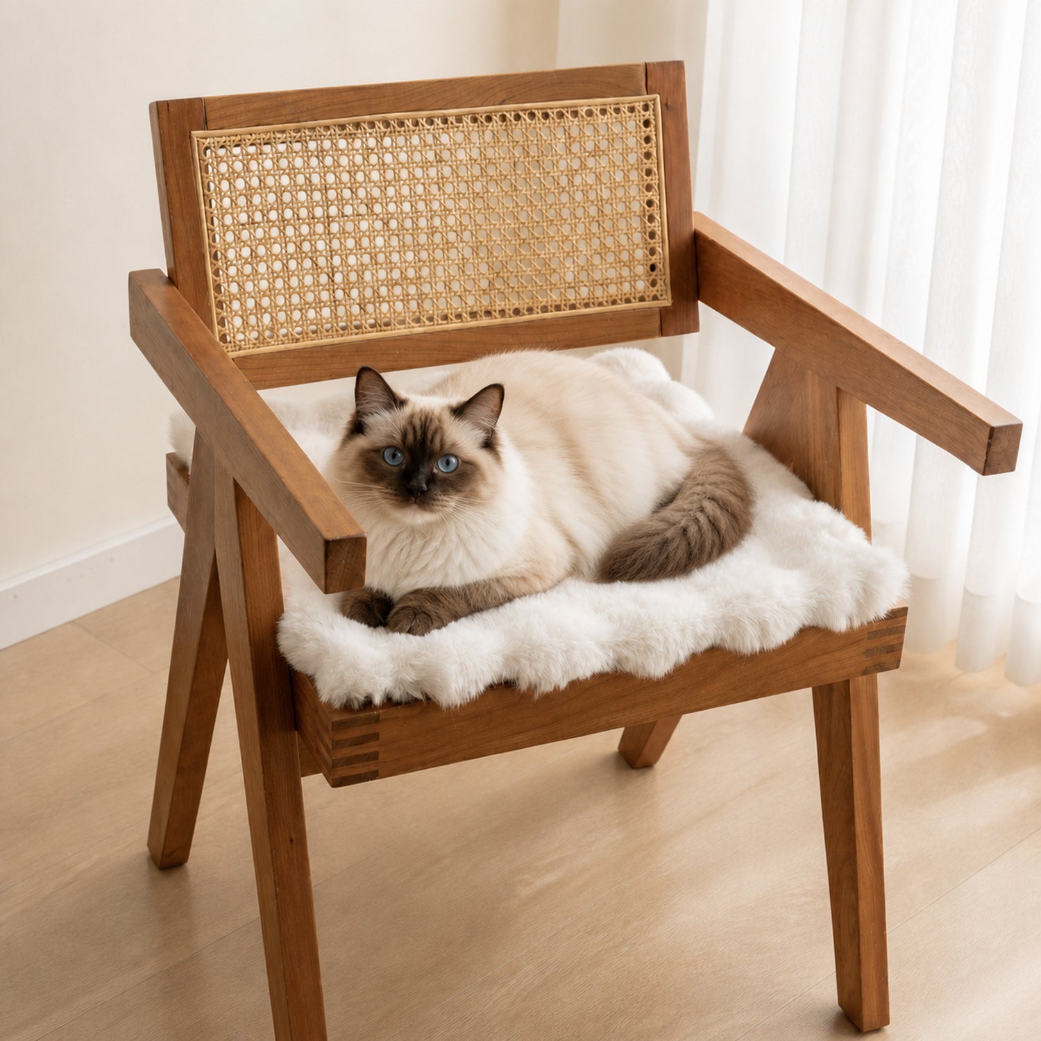 Plush Pet Mat | Soft Tufted Dog & Cat Cushion | Versatile Design