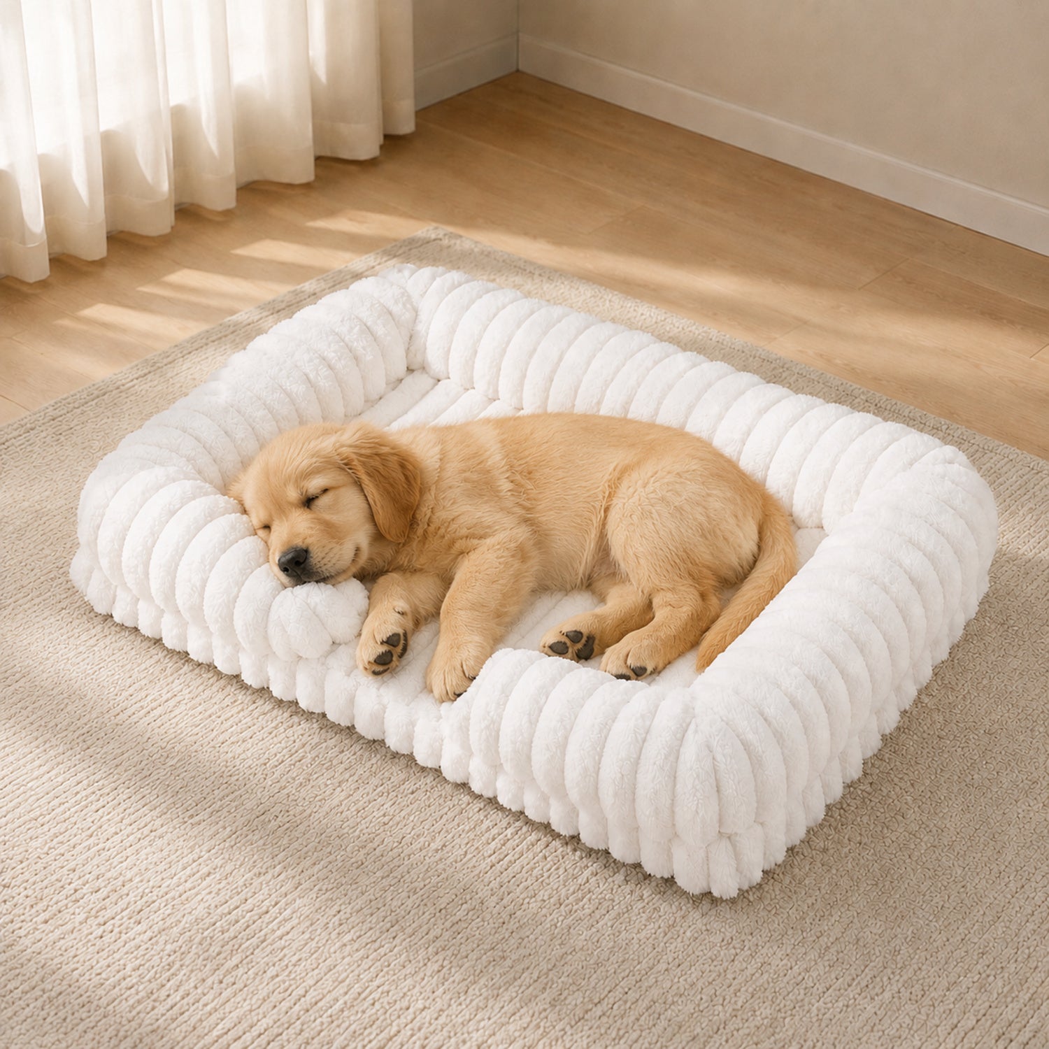 Orthopedic Dog Bed | Memory Foam Bolster Sofa Bed | Woofing Deals