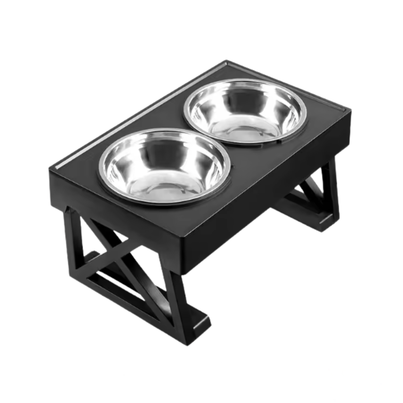 Adjustable Elevated Dog Bowl Stand | Slow Feeder | Healthier Eating Posture | Woofing Deals