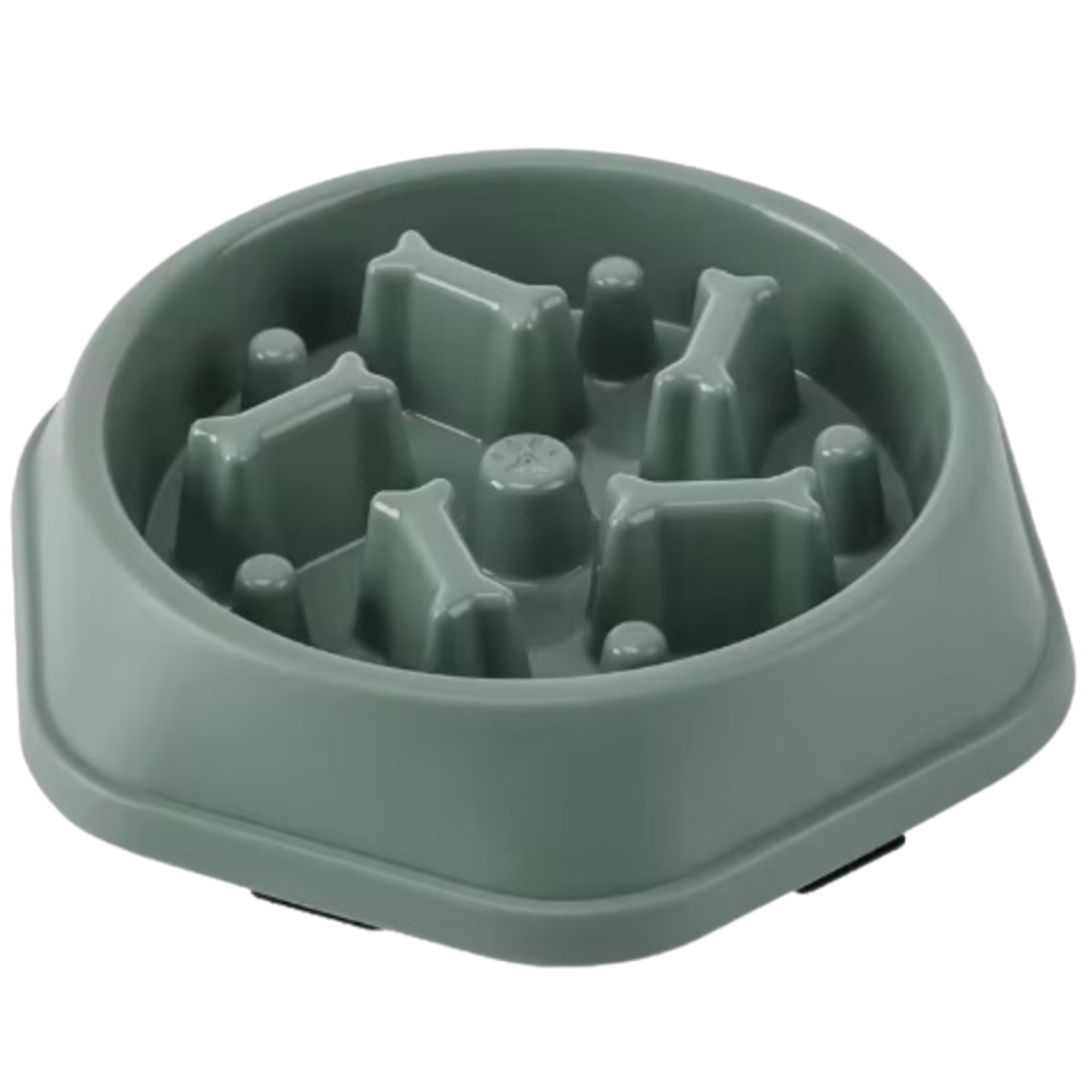 Slow Feeder Dog Bowl | Anti Choking Design | Non Slip Base | Easy Clean PP Food Dish | Woofing Deals