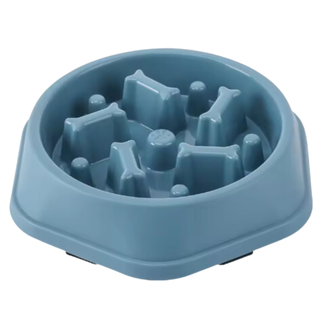 Slow Feeder Dog Bowl | Anti Choking Design | Non Slip Base | Easy Clean PP Food Dish | Woofing Deals