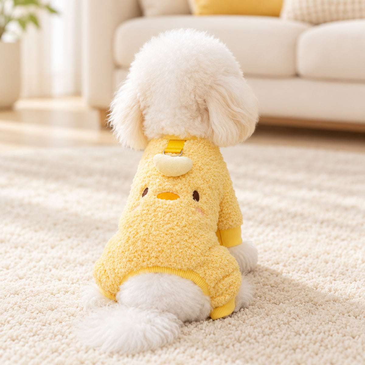 Dog Jumper | Cuddly Critters | Soft Fleece with Legs and Lead Ring