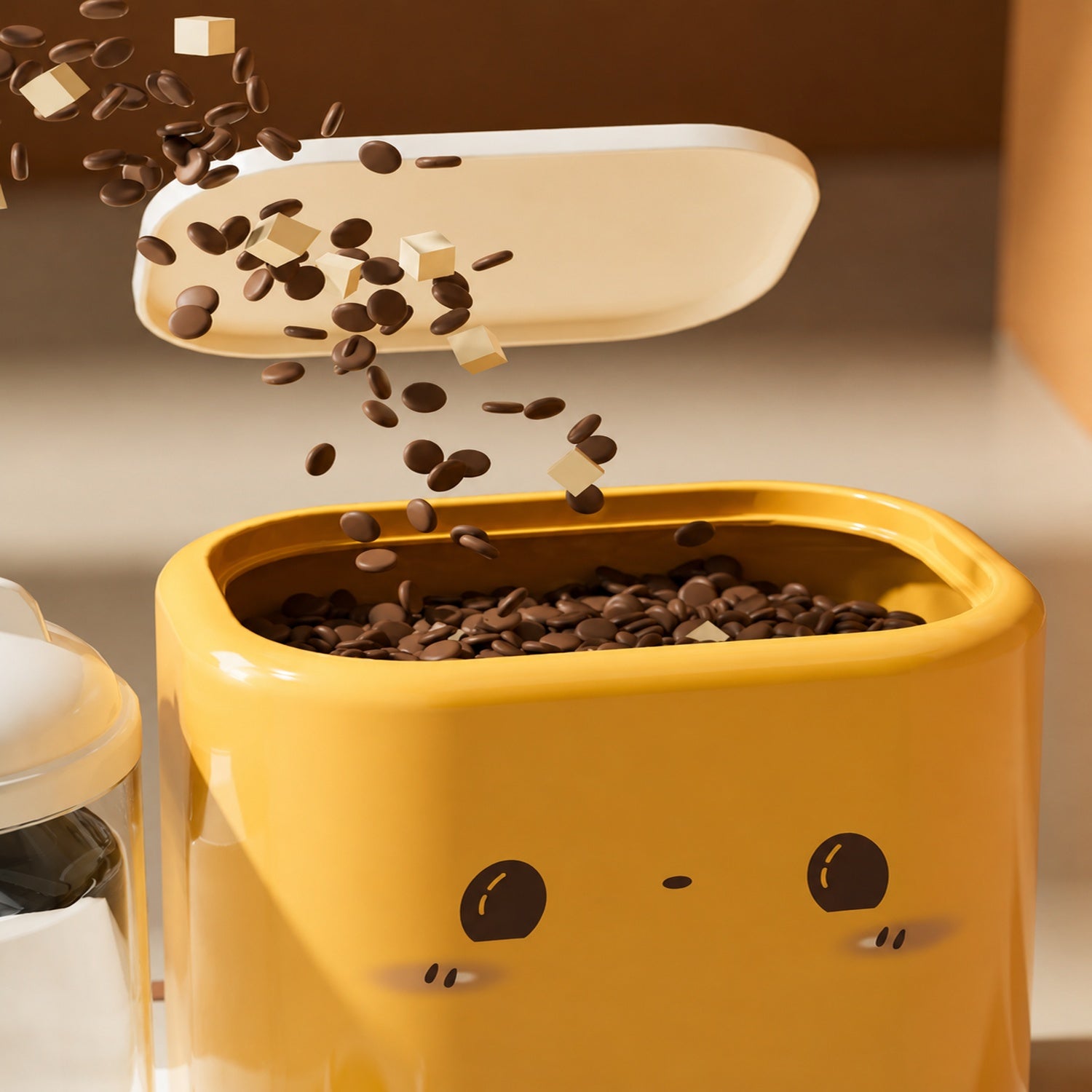 Automatic Pet Feeder & Water Dispenser | 2.2L Food + 1.5L Water | PP Gravity System